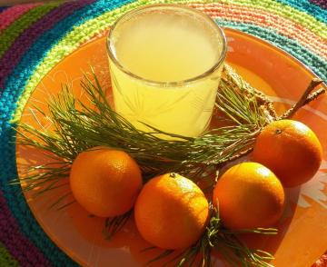 Mandarin-fir ​​drank met vitamine C. Kerstmis nieuwigheid 2020!
