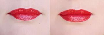 Lip make-up fouten na 50, die visuele leeftijd toevoegt
