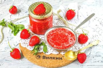 Aardbeien geraspt met suiker