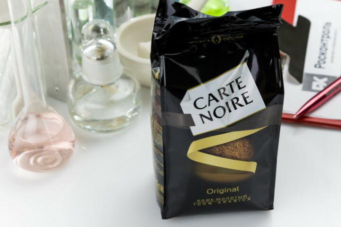 Sluit rating van de beste koffie - "Carte Noire". 