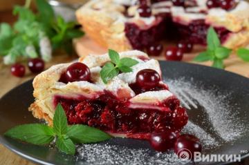 Cherry Puff Pie