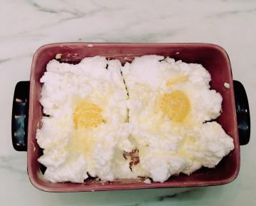 🥚 Recept yaychnitsy: "Eieren in de Wolken"
