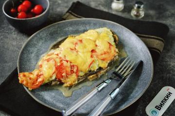 Vis met courgette in de oven