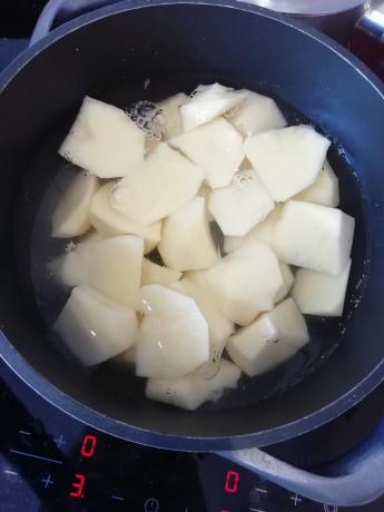 Zoals ik snel kook de aardappelen voor puree. Slechts 15 minuten en je bent klaar