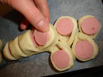 Frankfurters in een nieuwe test. Een heerlijk en makkelijk recept