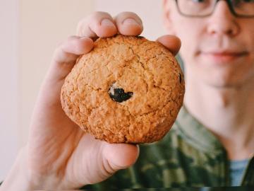 Hoe havermout koekjes met chocolade en krokante kroshkoy🍪 koken