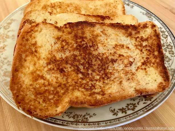 Krokant gouden korst en wordt gekenmerkt voor de perfecte toast