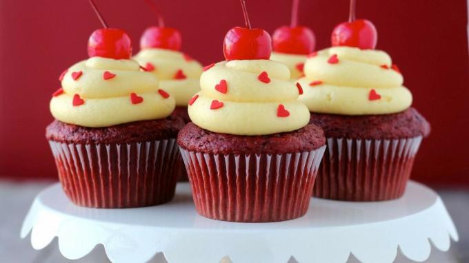 Cupcakes "Red Velvet". Foto